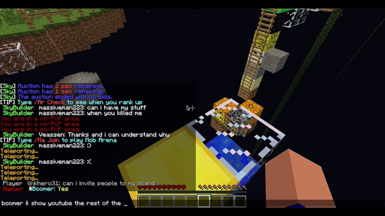 minecraft 1.8.1 skymania skyblock server