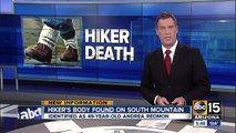 Hiker found dead on South Mountain identified