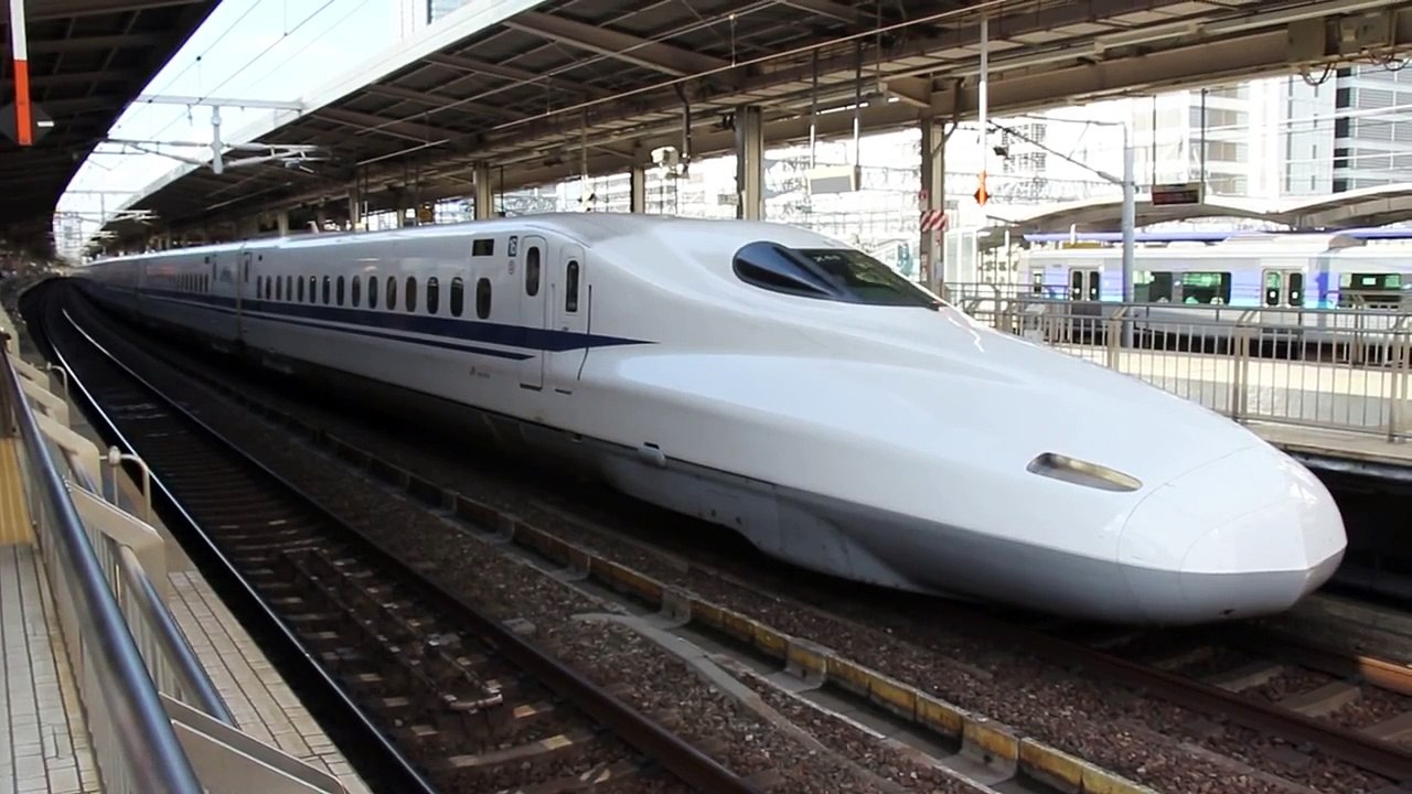 驚異の加速！N700系新幹線X編成　のぞみ号　名古屋を発車