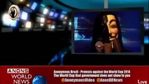 Protests against the World Cup Fifa 2014 I Anonymous plans cyber attack
