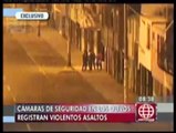 Los Olivos: cámaras graban robos y actos obscenos en la calle