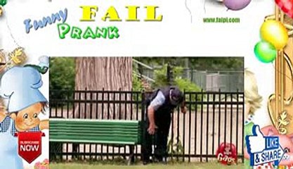 Funny Cop Loses His Pants Climbing Over Fence! u VIoKhuizg