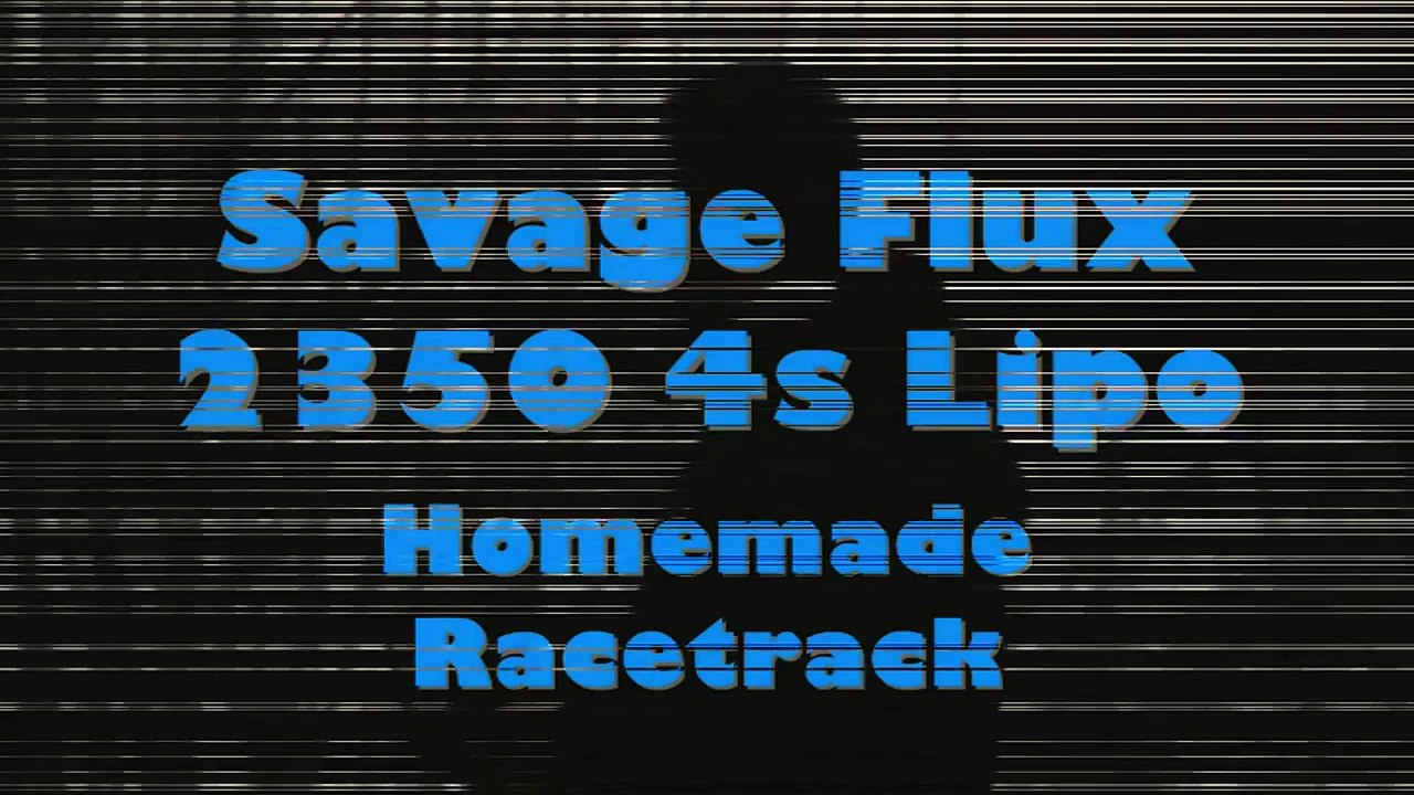 HPI Racing Savage Flux 2350 4S Lipo - Racetrack Run [HD]