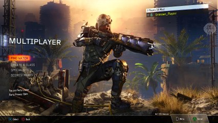 Black Ops 3 MULTIPLAYER MENU_ All Weapons, Attachments, Scorestreaks, Perks & Specialists (BO3 Beta)