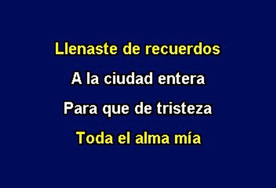 Rocio Durcal - Lagrimas y lluvia (Karaoke)