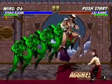 Mortal Kombat Trilogy Shao Kahn VS Liu Kang