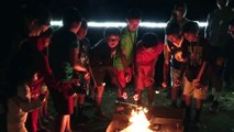 2015 family&friends camping at Koa Santa Cruz, Watsonville. Smores for kids