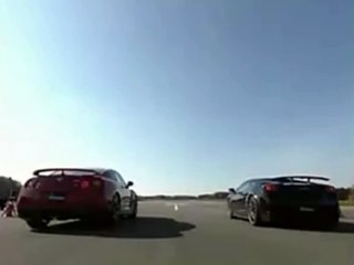 NISSAN GTR R35 vs LAMBORGHINI GALLARDO