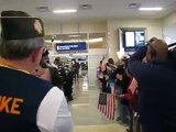 DFW International Airport - Soldiers Come Home for Christmas