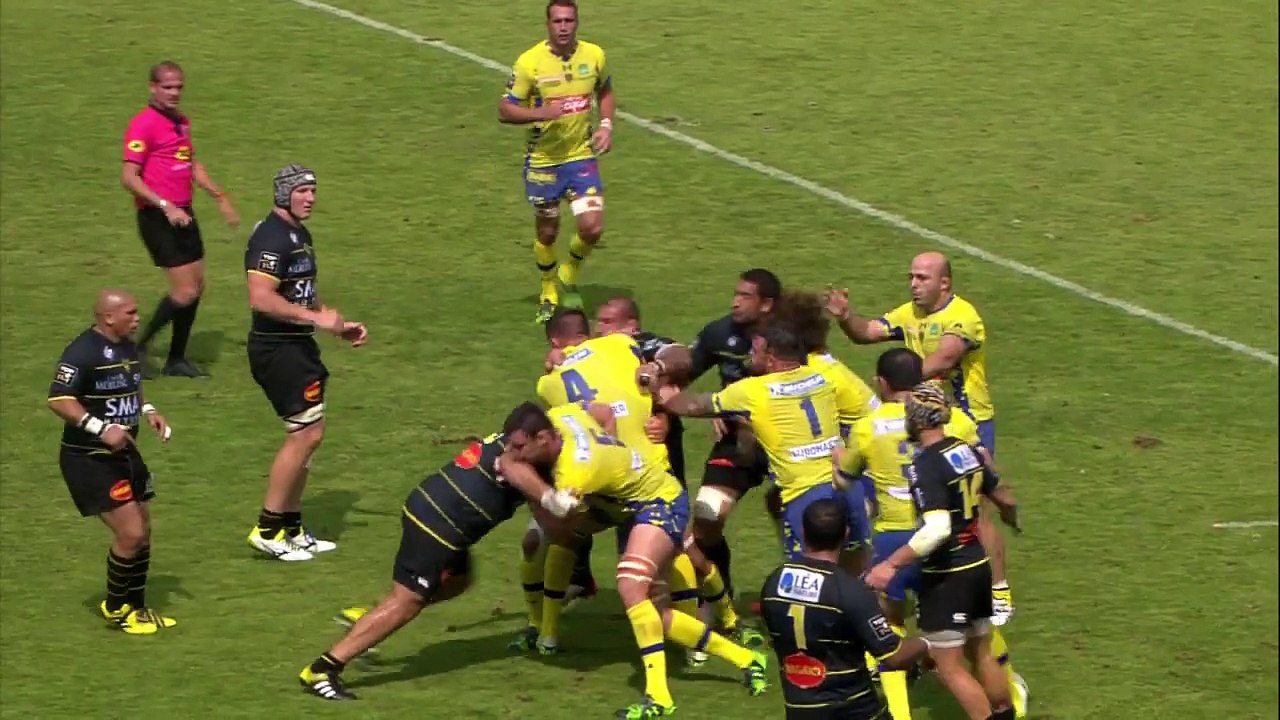 TOP14 - La Rochelle - Clermont : 6-44 - ESSAI Julien BARDY (CLE) - Saison 2015/2016