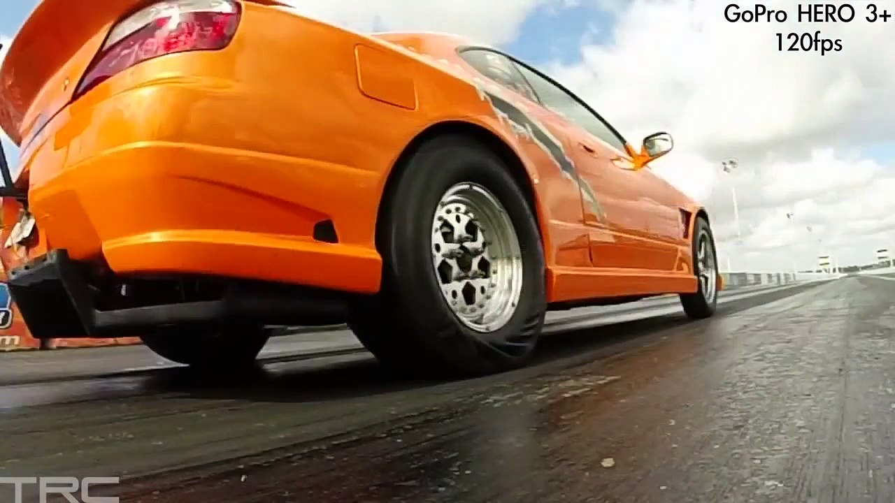 Slow Motion drag race launches