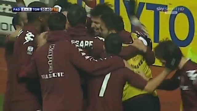 Padova - Torino 1-1 * Bellissimo gol di ROLANDO BIANCHI * real audio