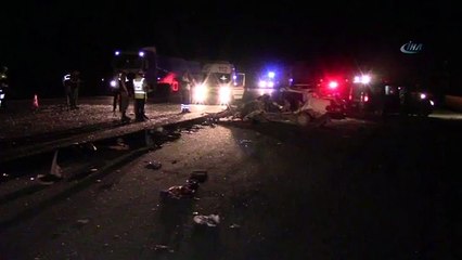 Elazığ yolunda feci kaza: 3 ölü, 5 yaralı
