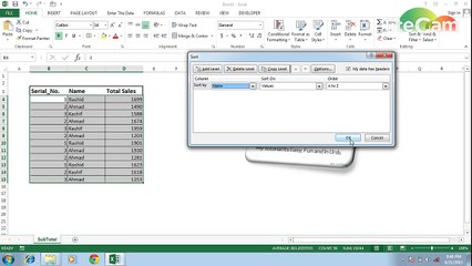 How To Use Subtotal In MS Excel