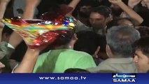 See PTI leader dance (bhangra) after NA-122 wicket !!!