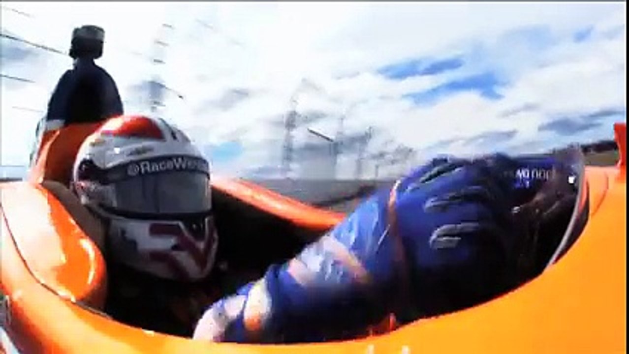 Le crash à trés haute vitesse de Charlie Kimball au circuit de Pocono