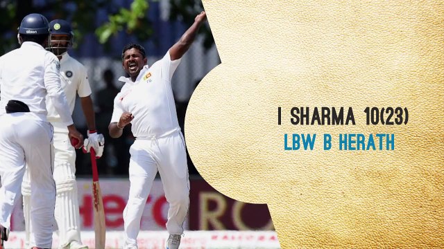 India vs Sri-Lanka 2015 1st Test Highlights of Rangana Herath 7/48 Score Card at Galle Stadium