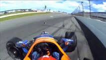 Indycar Pocono 2015 Qualifying Kimball Huge Crash