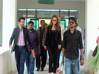 Petition in sindh high court against Ayyan Ali visits to KU