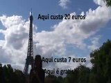 Paris Torre Eiffel (Tour Eiffel) video filmado e editado em Julho/08