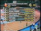 David Canal Record de España Absoluto en Pista Cubierta 400.