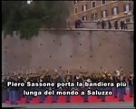 La bandiera più lunga del mondo a Saluzzo - www.pierosassone.it