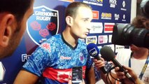 Réaction de Fabien Gengenbacher après Grenoble-Agen (38-23)