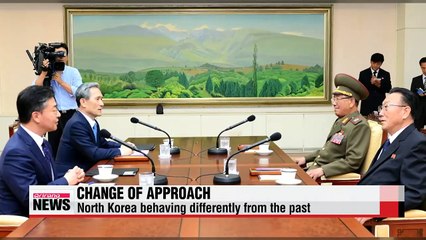 Examining sudden change in N. Korea's behavior