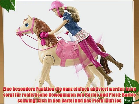 Mattel Barbie CMP27 - Reitpferd und Puppe