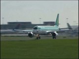 Aer Lingus A320 taking off from Dublin