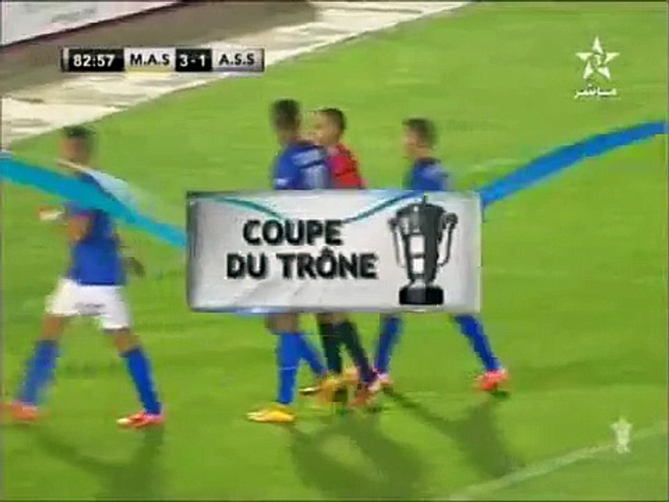 Un gardien de but marocain expulsé pour avoir secoué un spectateur venu sur la pelouse