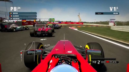 Formula 1 2012, clasificación y carrera en el Gran premio de la India