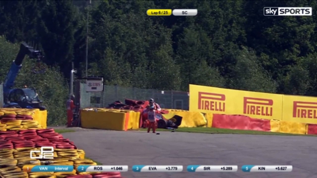 Huge GP2 Crash