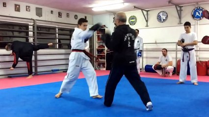 Master Vasilis Alexandris - ITF Taekwon-do pad work class