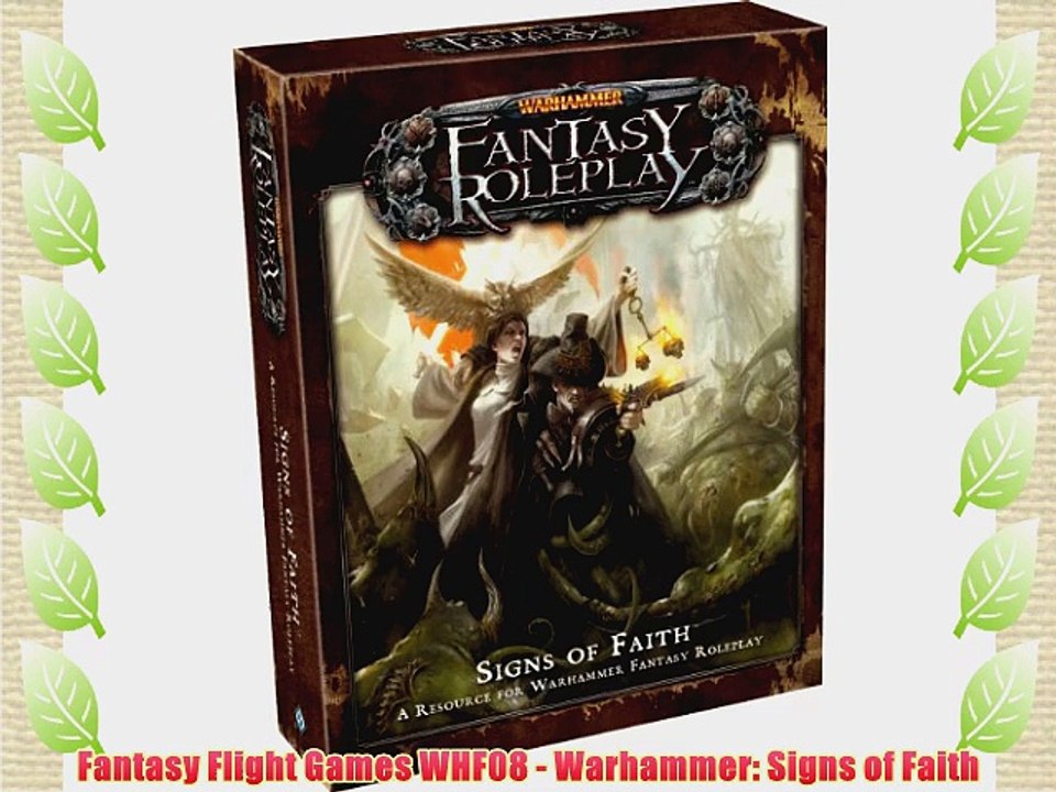 Fantasy Flight Games WHF08 - Warhammer: Signs of Faith