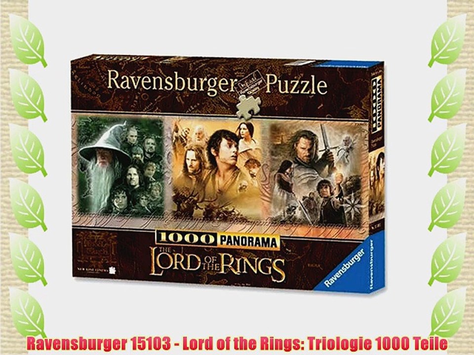 Ravensburger 15103 - Lord of the Rings: Triologie 1000 Teile