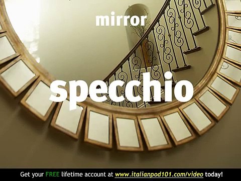 Learn Italian - Italian Room Vocabulary