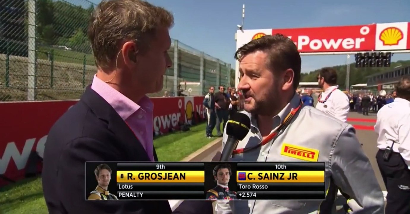 Gridwalk with Coulthard - Spa