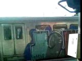 Train graffiti tag