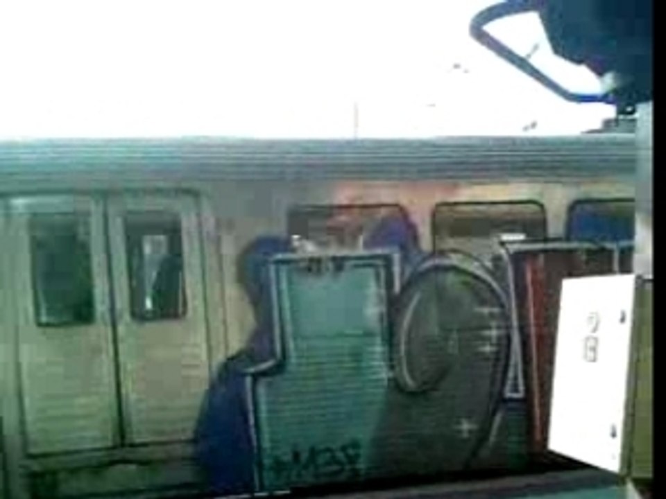 Train graffiti tag