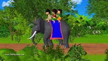 Elly the Elephant | 3D Nursery Rhymes | English Nursery Rhymes | Nursery Rhymes for Kids