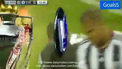 James Morrison Penalty MISS WBA 0 - 0 Chelsea Premier League 23-8-2015