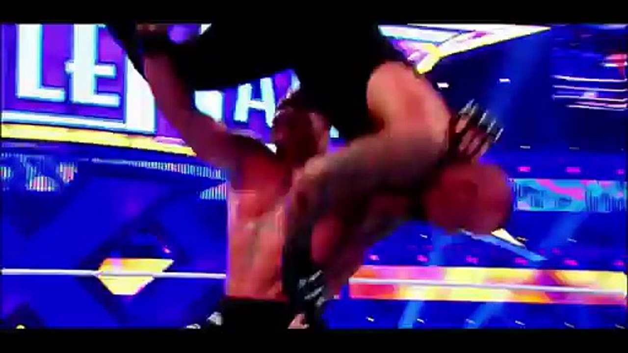 Undertaker attack on brock lesnar in summer slam