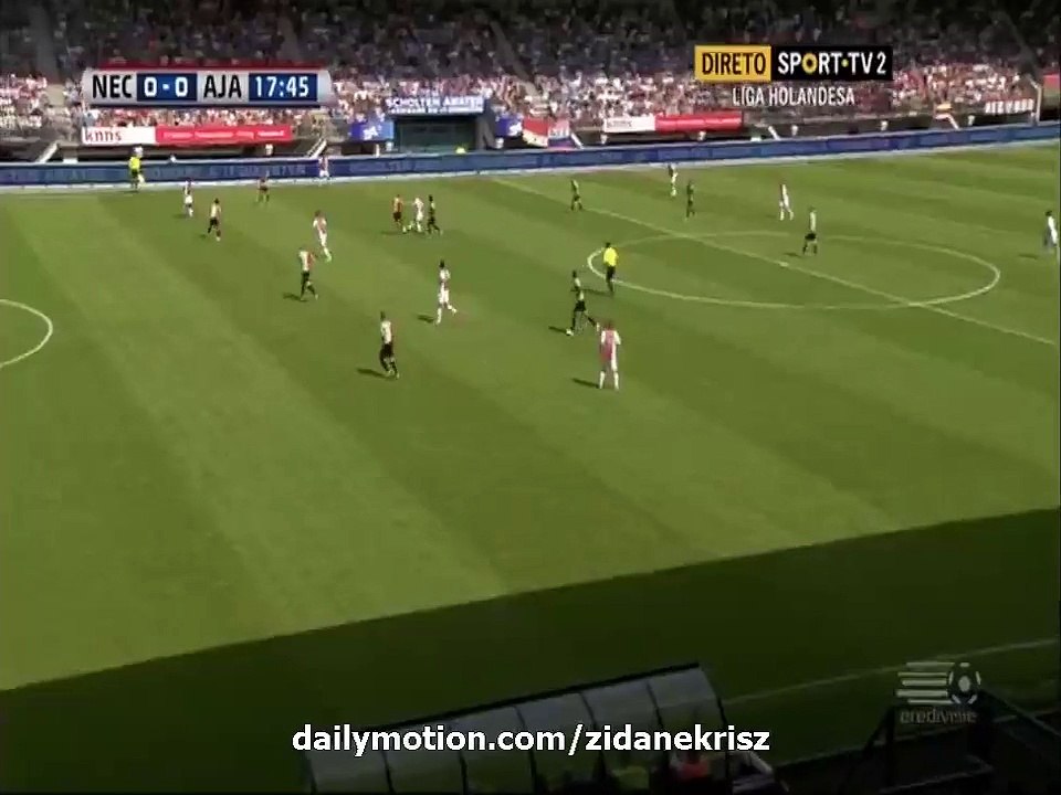 Arkadiusz Milik Hits the Post | NEC Nijmegen v. Ajax Amsterdam 23.08.2015 HD