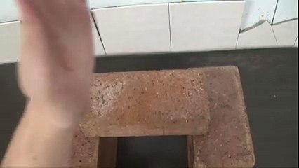 This is how easy it is to break a brick with your hand. Amazing!