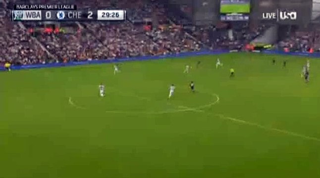 Diego Costa Goal 0-2 West Bromwich Albion vs Chelsea