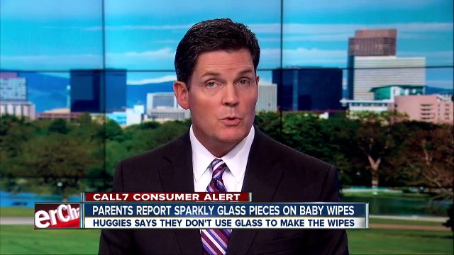 Parents report glass pieces in baby wipes, Huggies says no glass used in manufacturing
