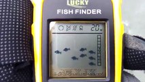 Live Review Handheld Sonar Sensor Fish Finder Depth Finder Ice Fishing