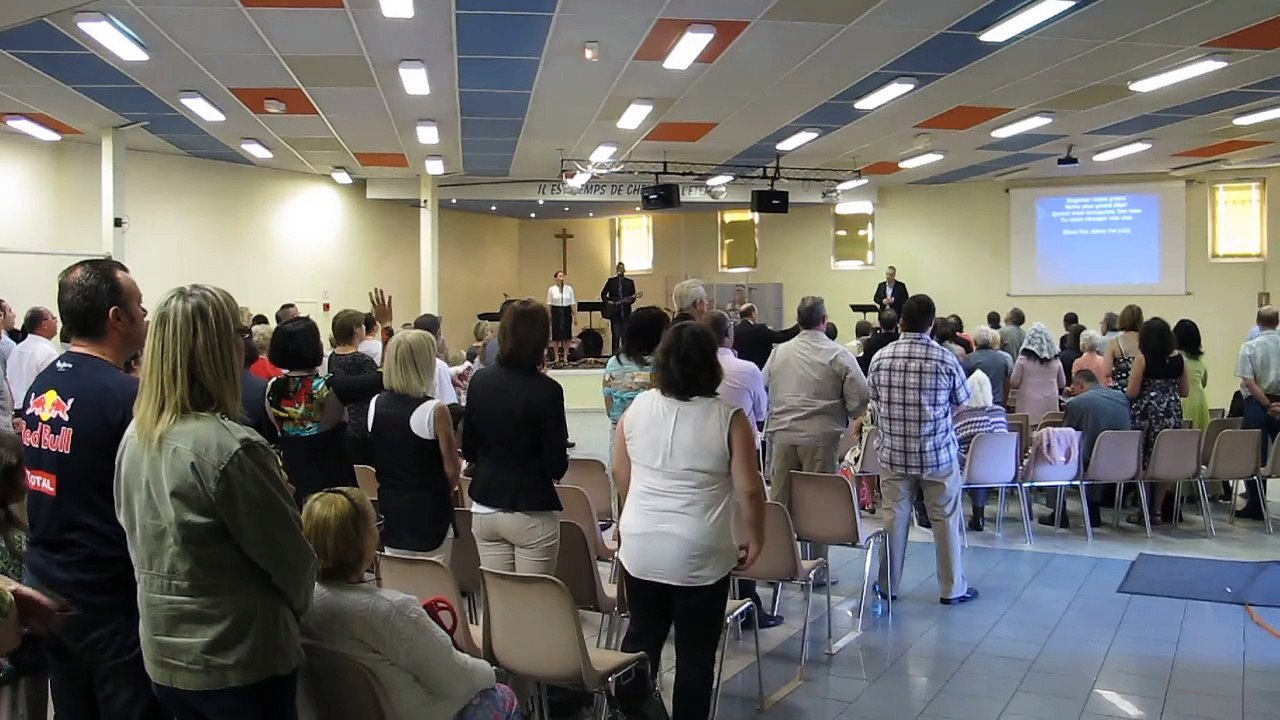 Culte à l'église évangélique de Valenciennes
