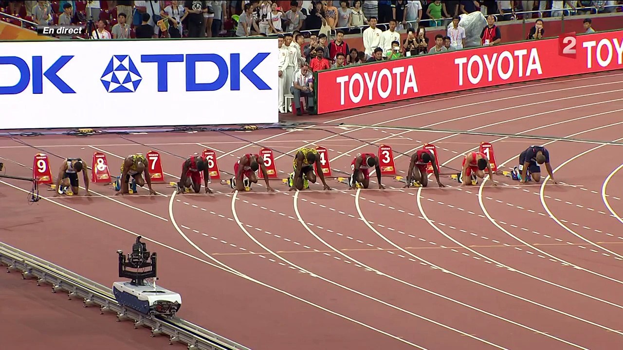 Victoire d'Usain Bolt sur 100m en finale des Championnats du Monde